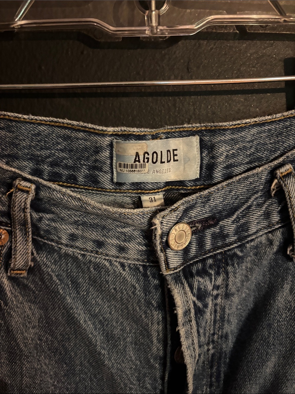 Agolde Riley Jeans NWT - Picture 3 of 6
